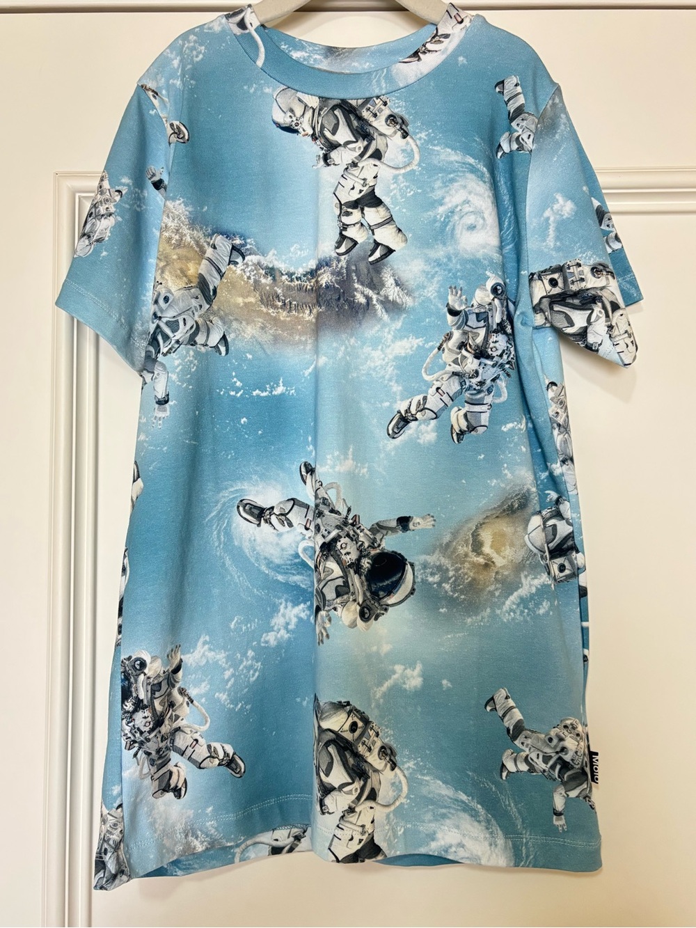 Molo Blue Astronaut Graphic Tee